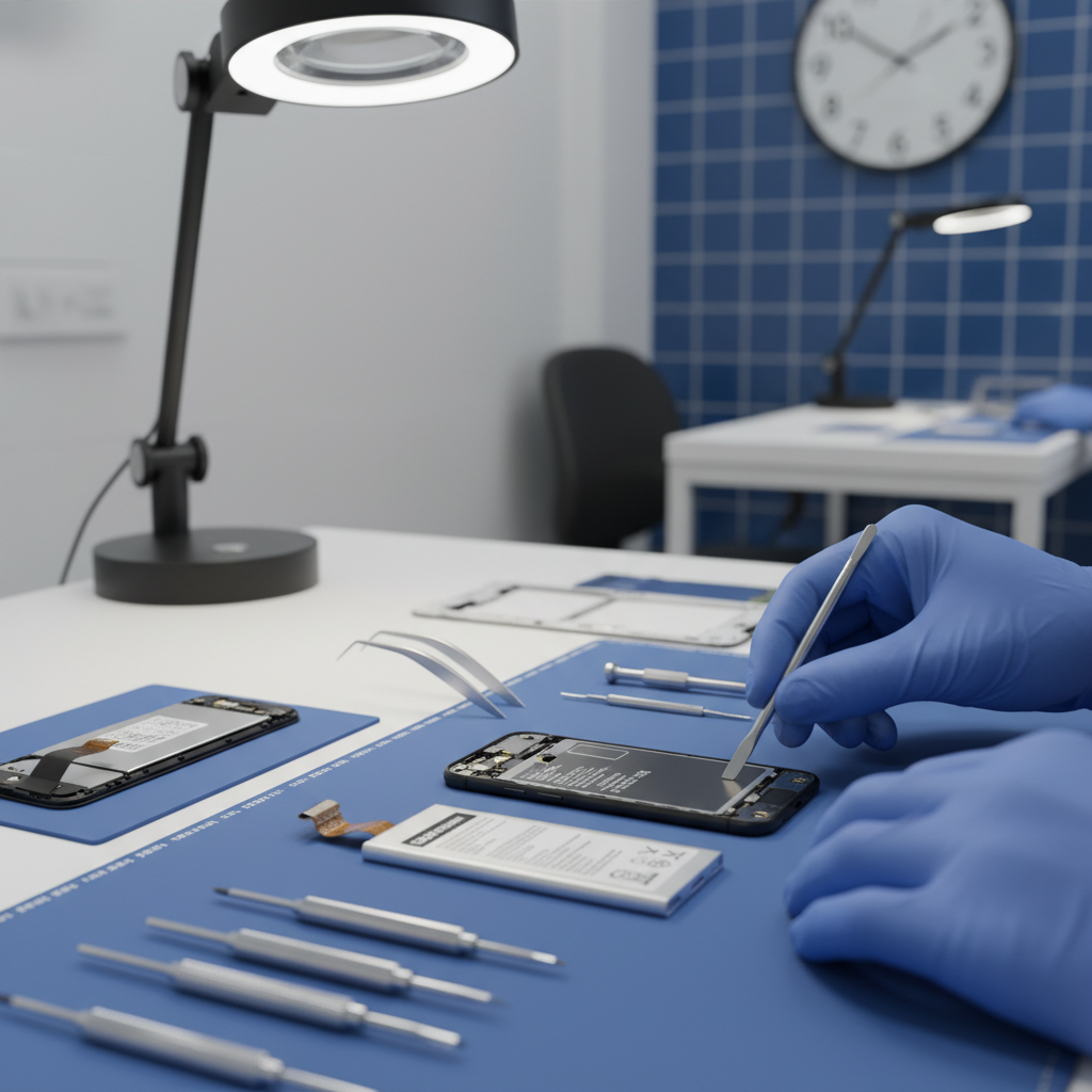 iPhone battery replacement cost in Hyderabad at iConnect center