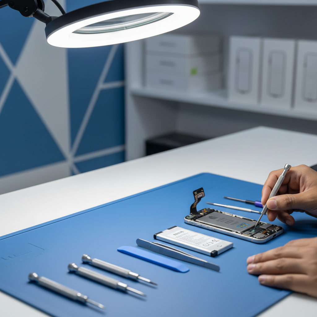 iPhone battery replacement cost in Hyderabad with genuine parts repair